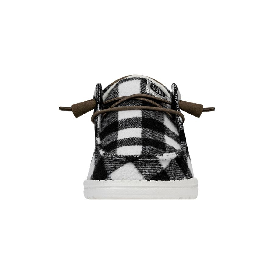 Wendy Buffalo Plaid ÿ White and Black Plaid - Image 4