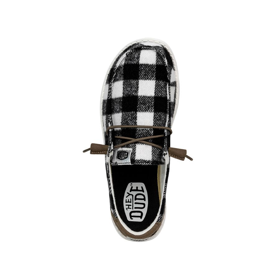 Wendy Buffalo Plaid ÿ White and Black Plaid - Image 6