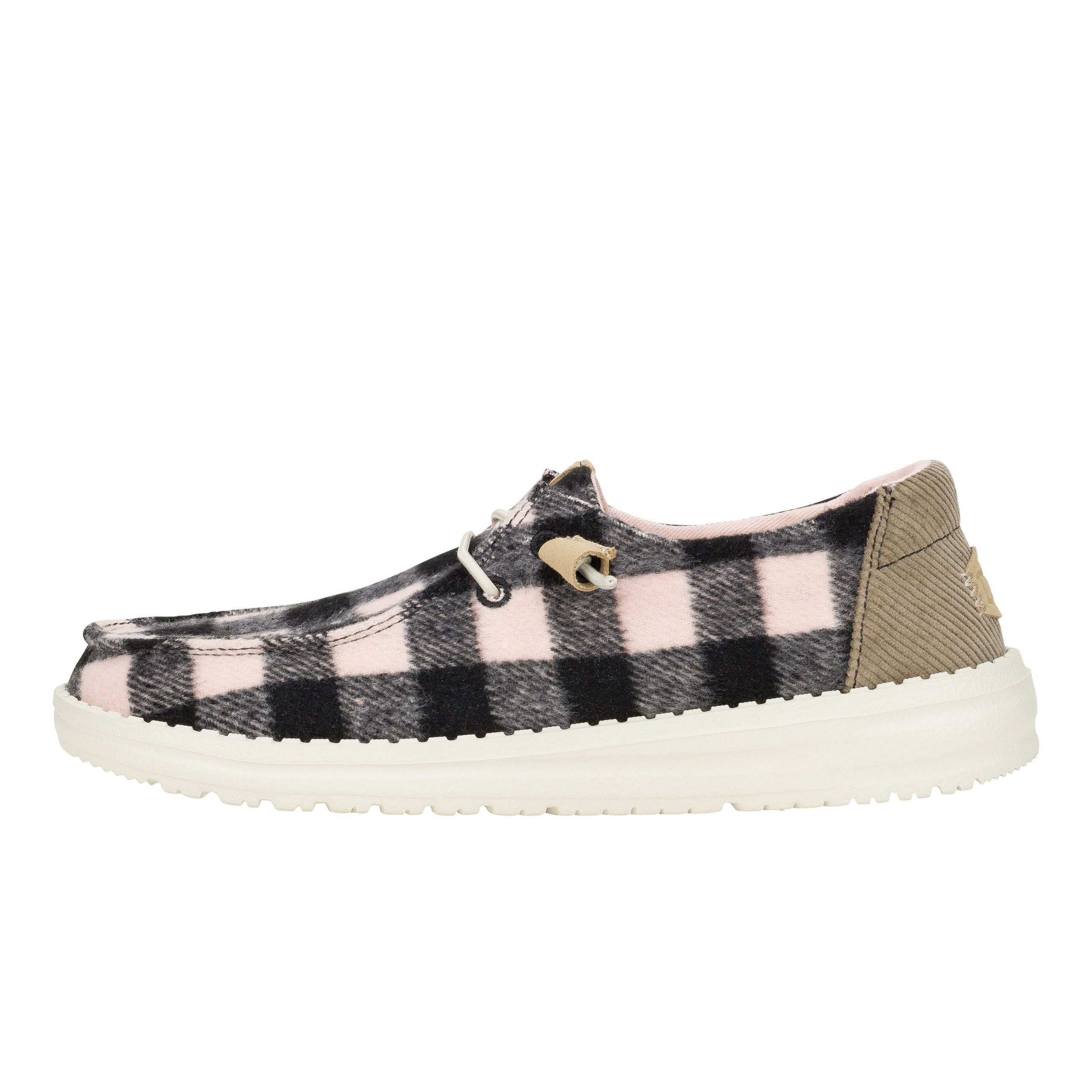 Wendy Buffalo Plaid ÿ Pale Pink/Black