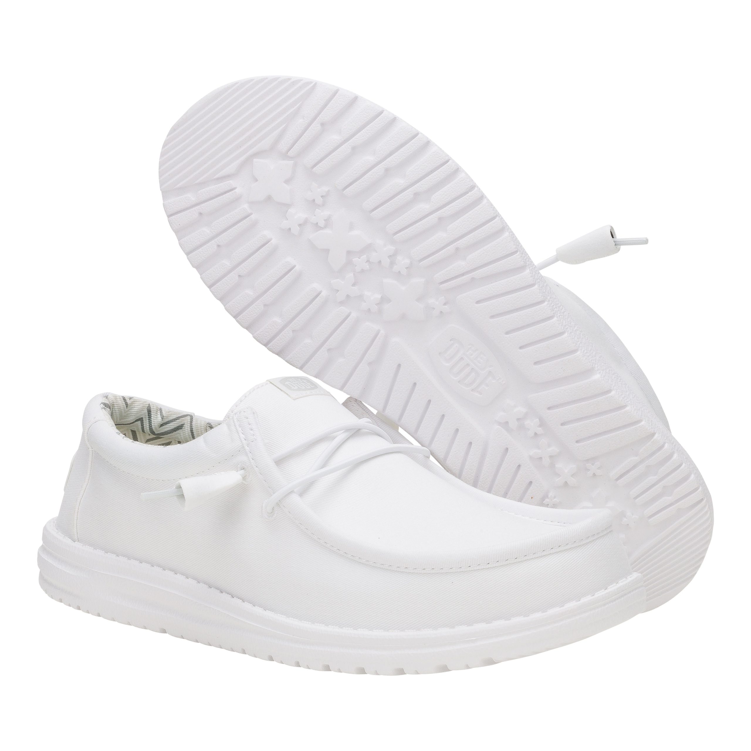 Wally Stretch Canvas Wide - White/White - Image 3