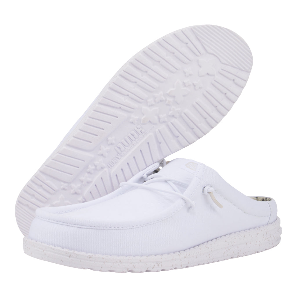 Wally Slip Stretch Canvas - White/White - Image 4