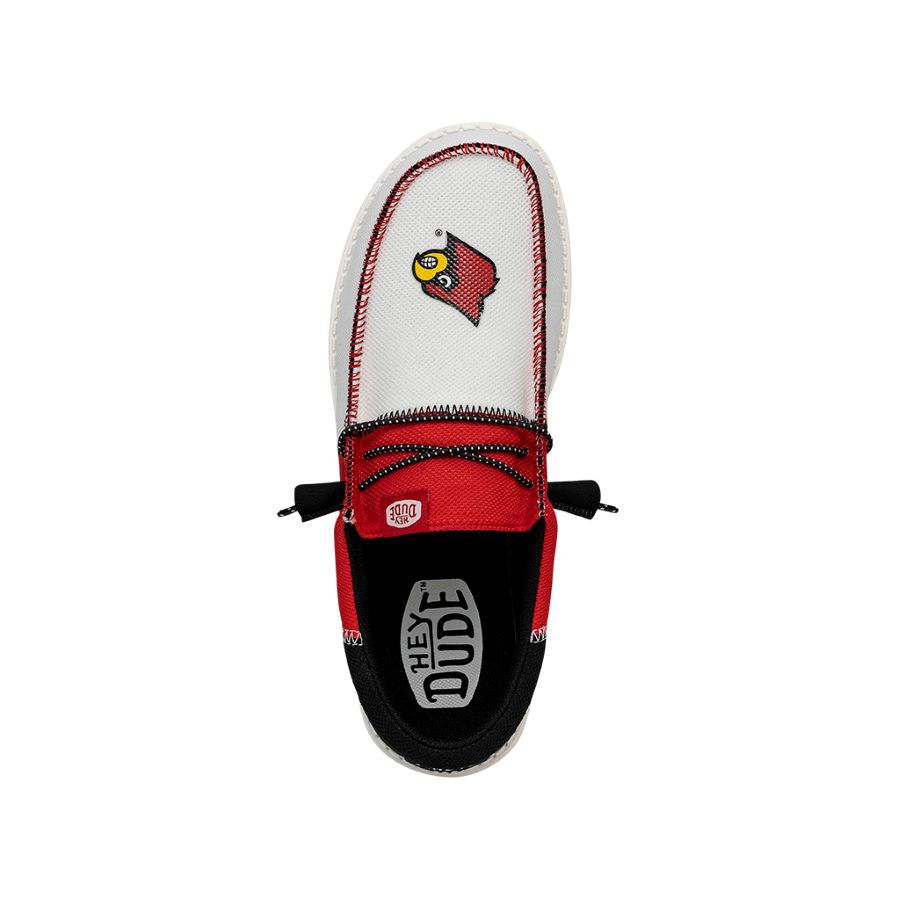 Men-s Wally Tri Louisville Cardinals - Louisville Red/Black - Image 7
