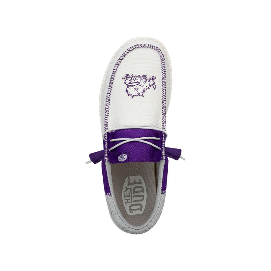 Men-s Wally Tri TCU - TCU Purple/White - Image 8