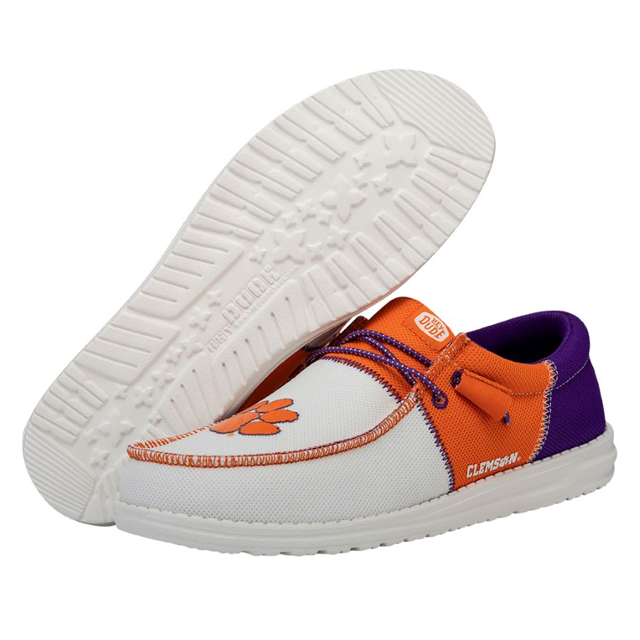 Men-s Wally Tri Clemson - Clemson Orange/Purple - Image 4