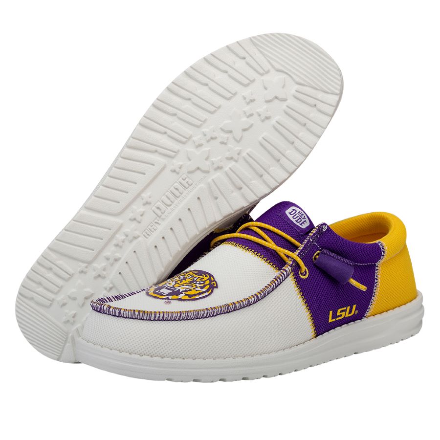 Men-s Wally Tri LSU - LSU Purple/Gold - Image 4
