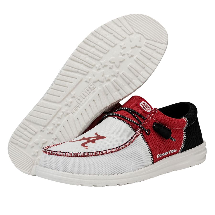Men's Wally Tri Alabama Crimson Tide ÿ Bama Crimson/White - Image 4