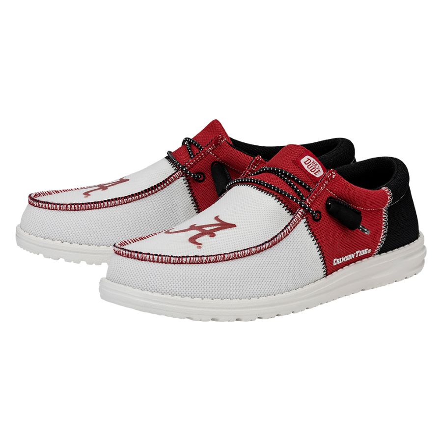 Men's Wally Tri Alabama Crimson Tide ÿ Bama Crimson/White - Image 3