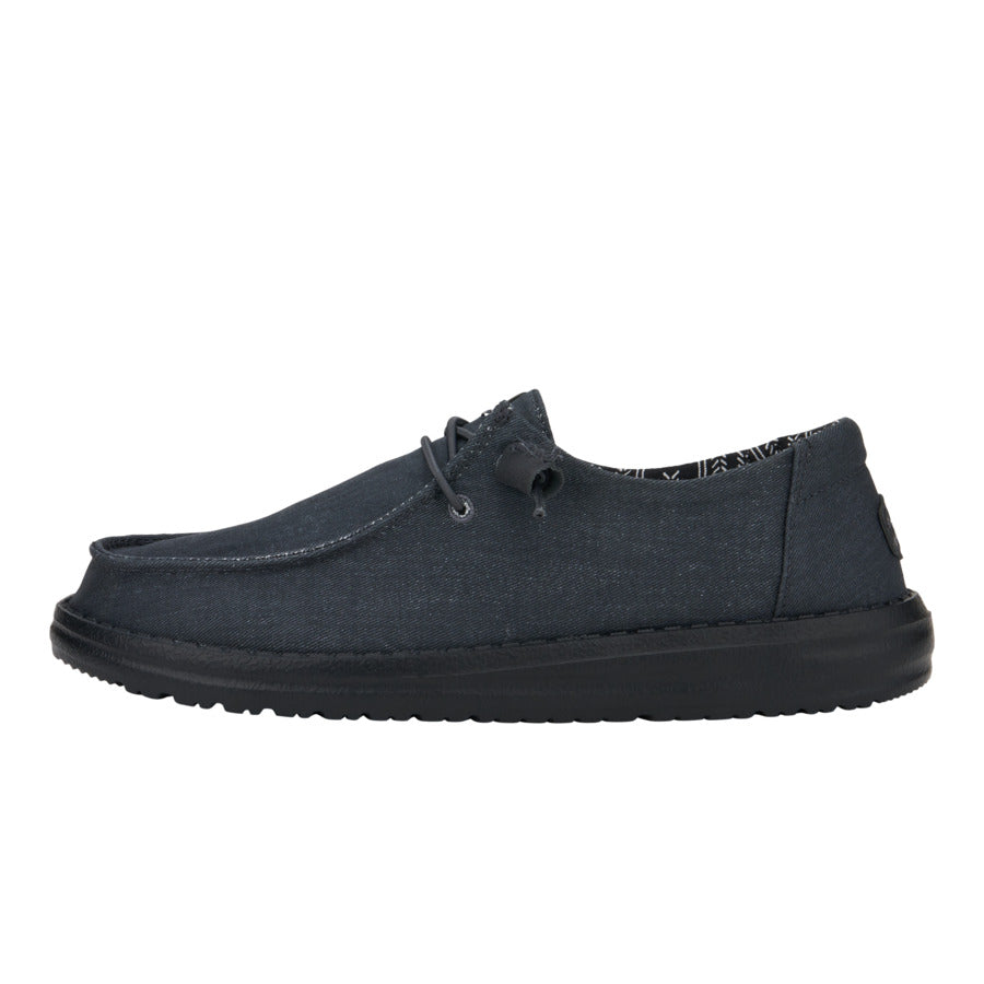 Wendy Stretch Canvas Wide ÿ Black/Black