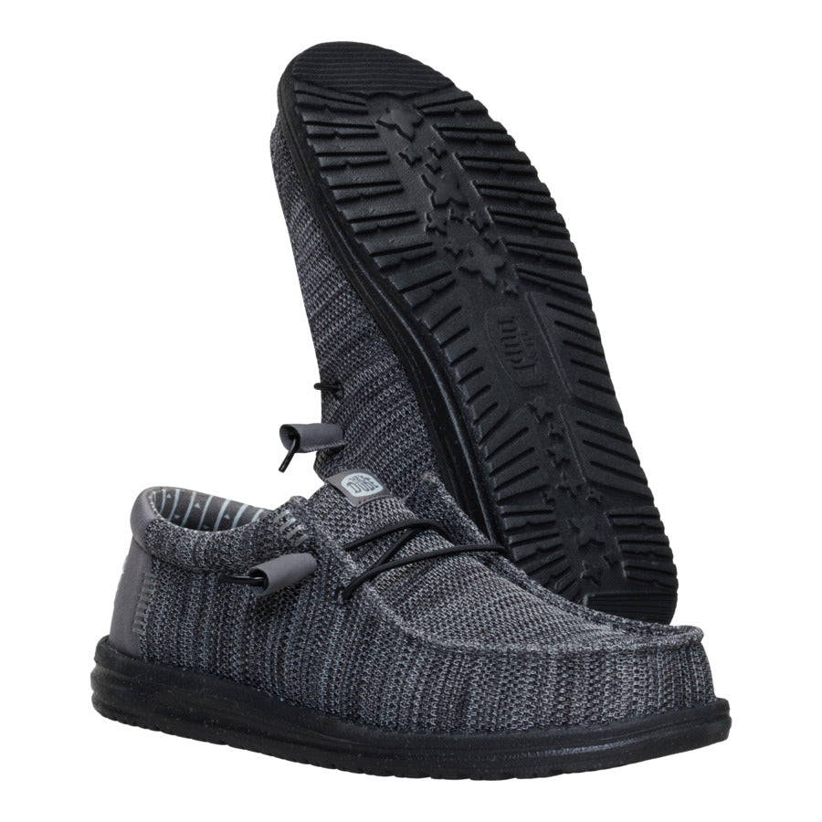 Wally Stretch Sox - Granite Grey/Black - Image 3