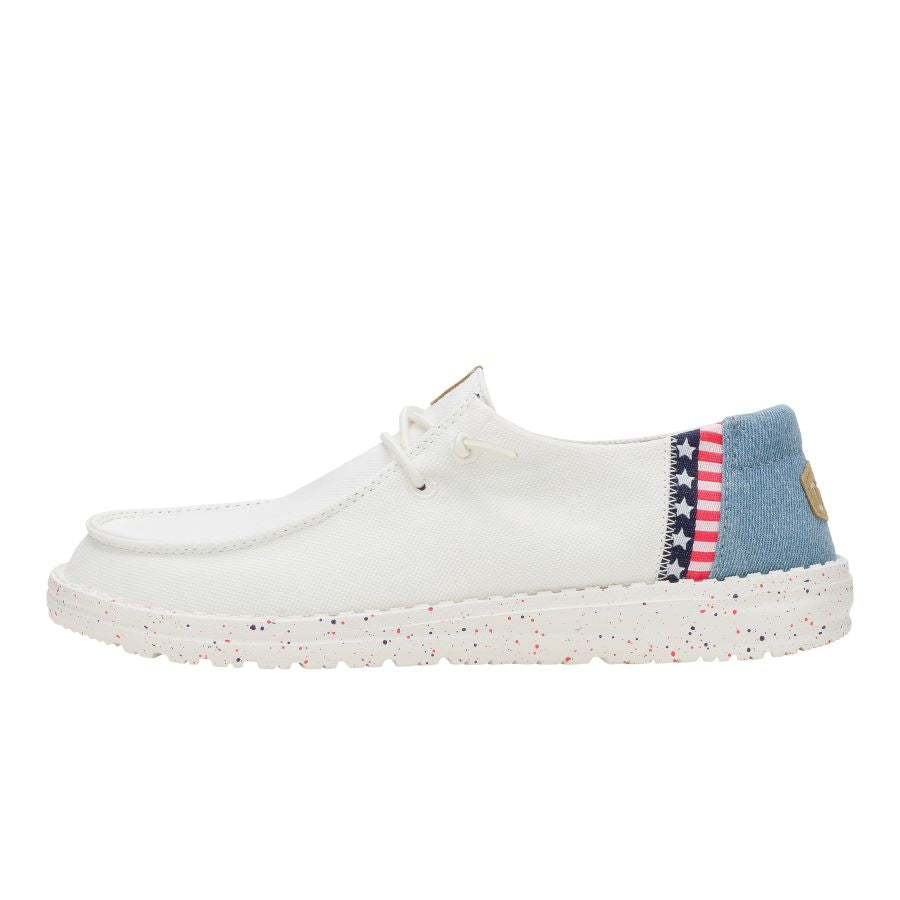 Wendy Americana Splatter ÿ White/Blue