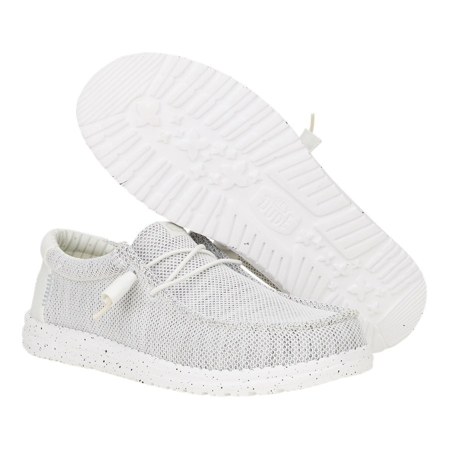 Wally Stretch Sox Wide - Storm White - Image 4