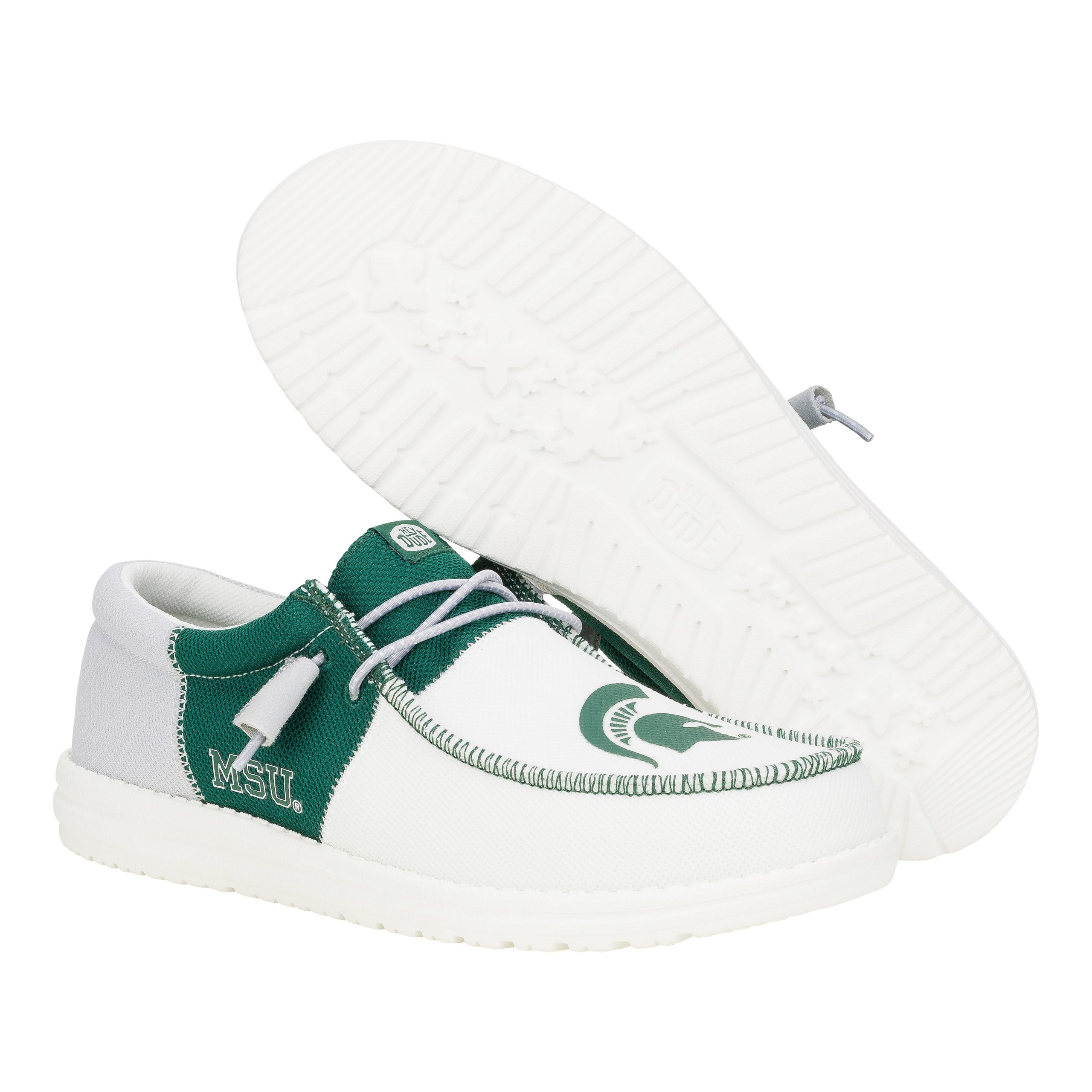 Men-s Wally Tri Michigan State - Michigan State Green/Green - Image 4