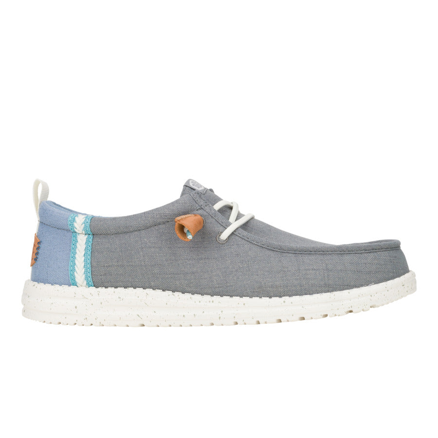 Wally Craft Linen - Monument Grey/Faded Denim - Image 8