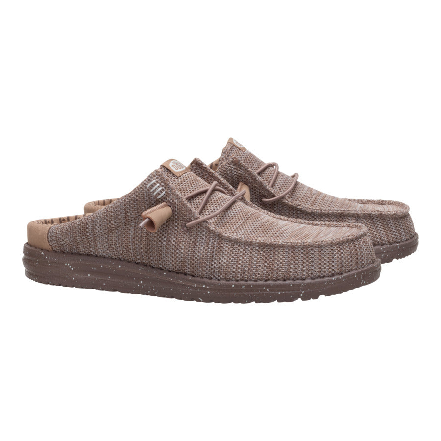 Wally Slip Stretch Sox - Deep Taupe/Chanterelle Tan - Image 2