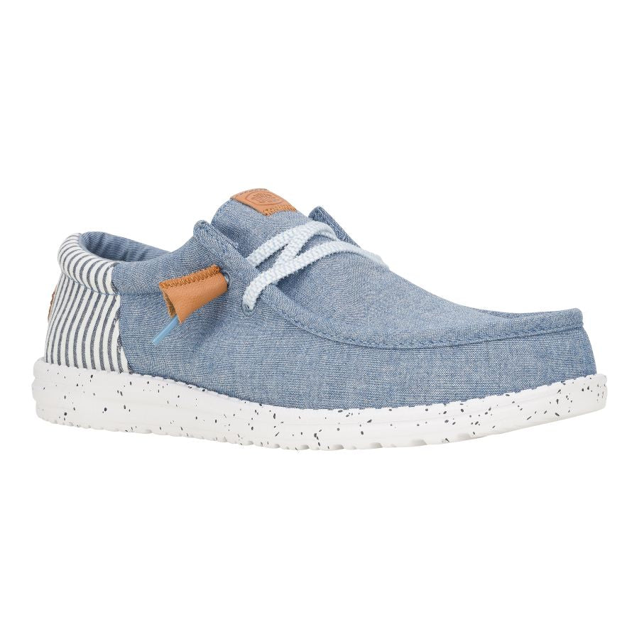 Wally Funk Seersucker ÿ Faded Denim/Navy Blazer - Image 7
