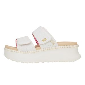 Delray Slide Eyelet ÿ White