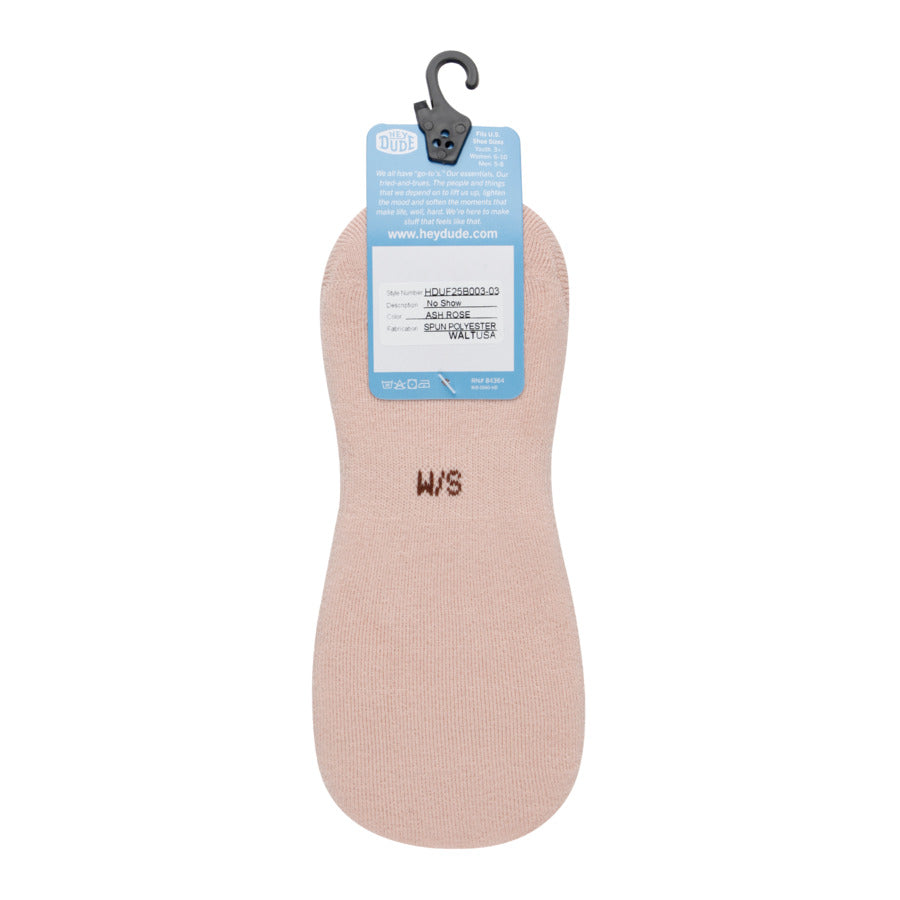 HEYDUDE No Show Sock 3 Pack ÿ Ash - Image 4