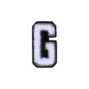 Letter G Patch ÿ G Black/White