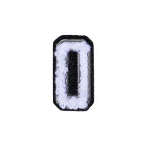 Letter O Patch ÿ O Black/White