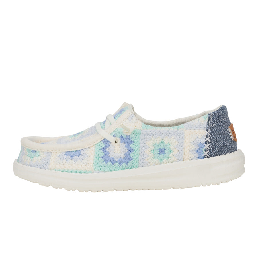 Wendy Youth Cottage Crochet ÿ Bay Blue/Multi