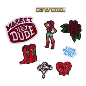 Market Cowgirl Patch Pack ÿ Cowgirl Multi