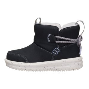 Camden Bow Boot Toddler Cozy ÿ Black