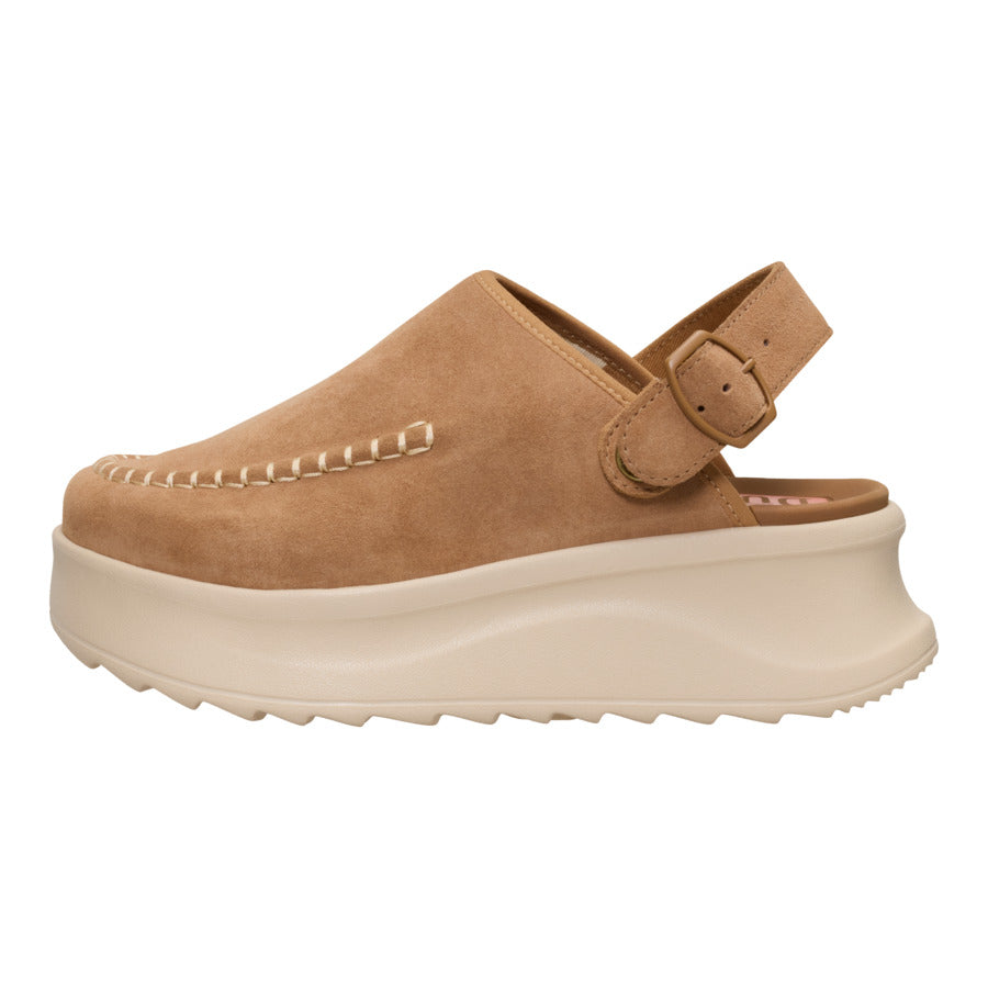 Delray Clog Suede ÿ Tan