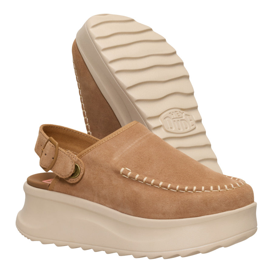 Delray Clog Suede ÿ Tan - Image 4