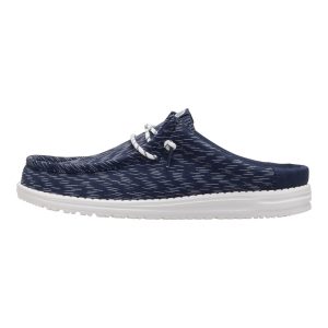 Wally Slip Jersey Jacquard ÿ Navy Blazer/White