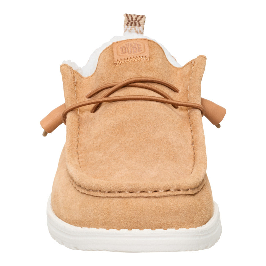 Wally Suede Shearling ÿ Lion Orange/Multi - Image 4
