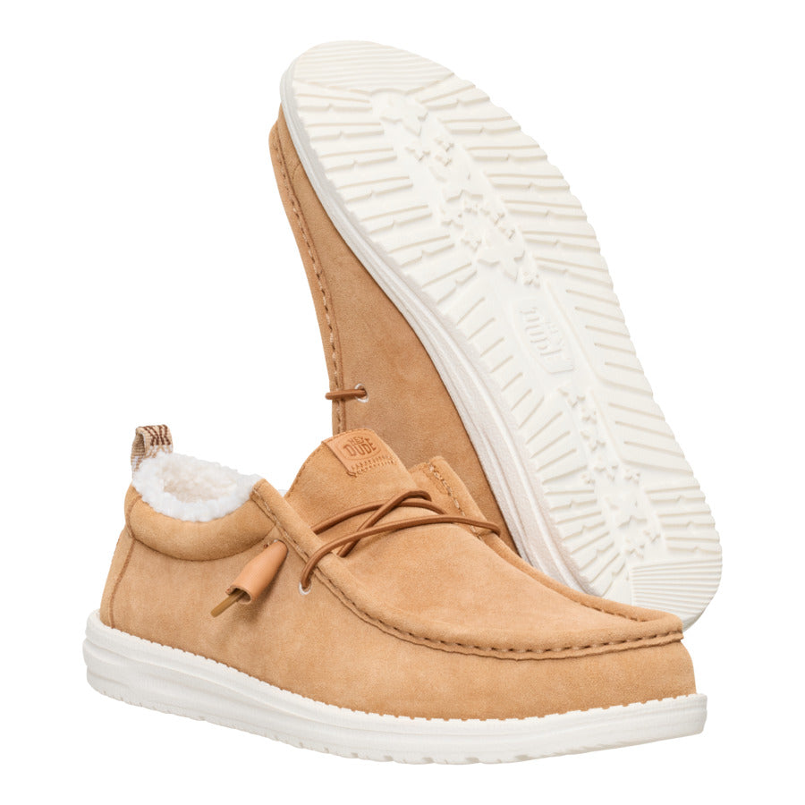Wally Suede Shearling ÿ Lion Orange/Multi - Image 3