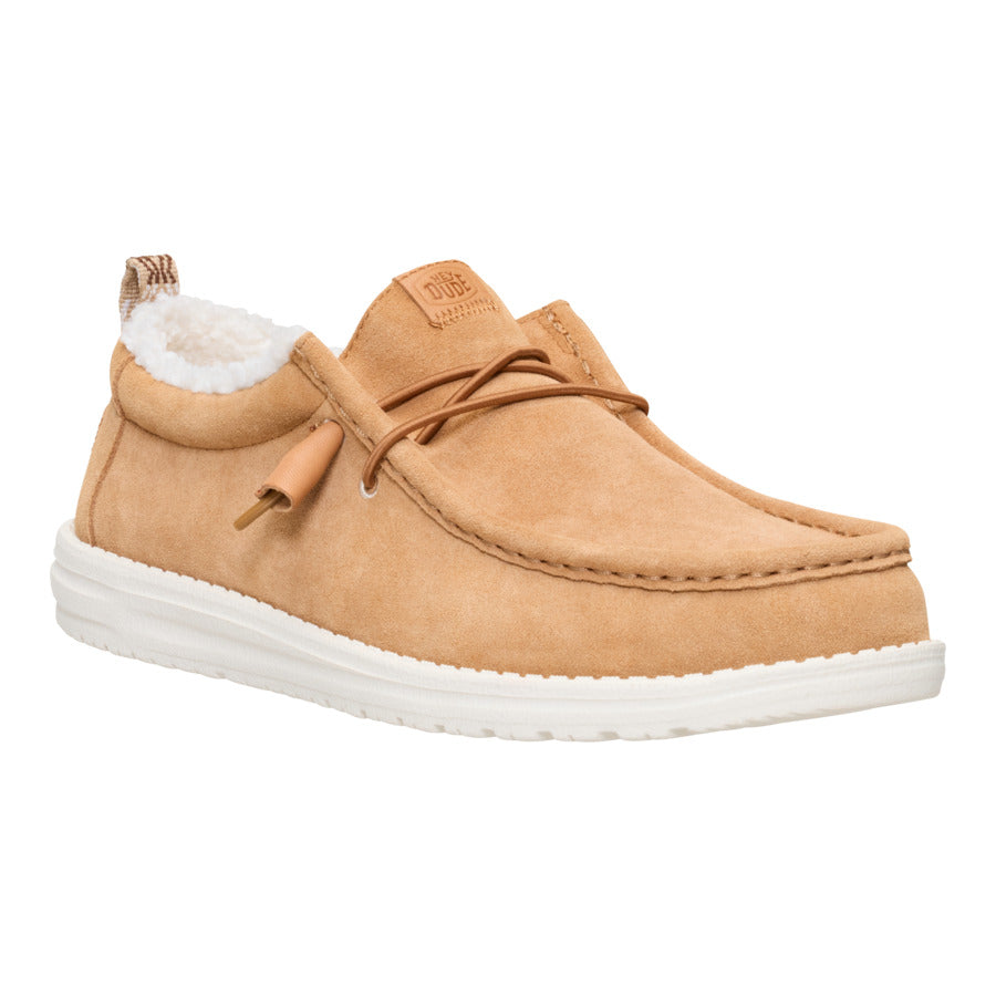 Wally Suede Shearling ÿ Lion Orange/Multi - Image 7