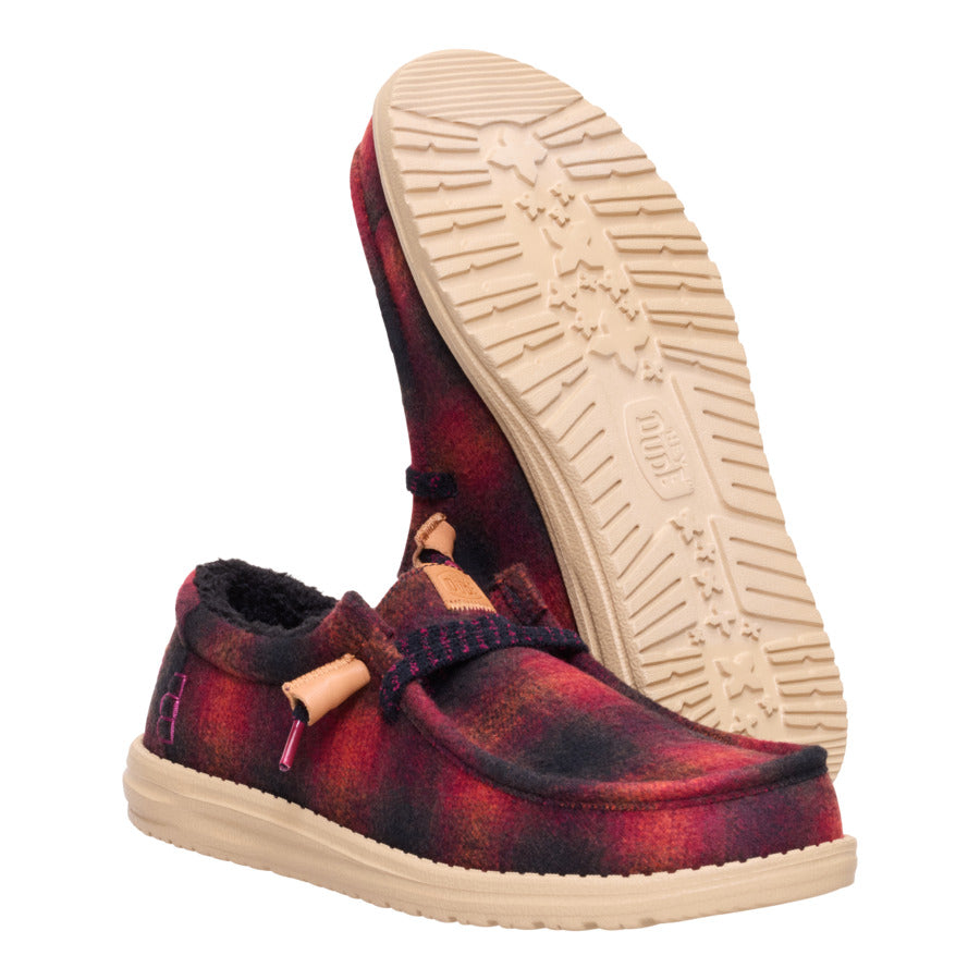Wally Cozy Plaid - Red Plaid/Black - Image 3