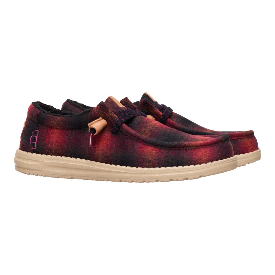 Wally Cozy Plaid - Red Plaid/Black - Image 2