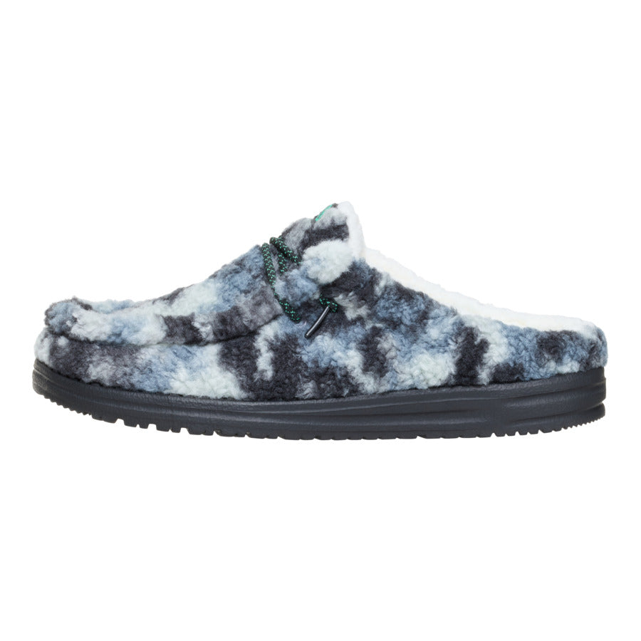 Wally Slipper Cozy Camo ÿ Stormy Blue/Camo