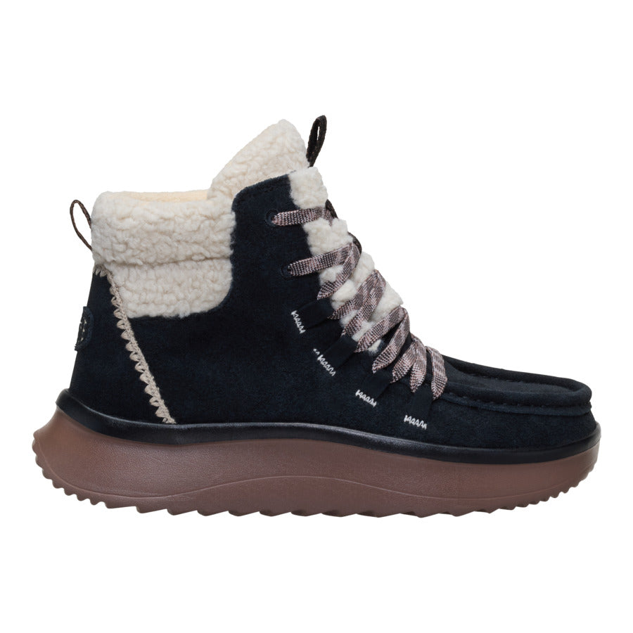 Wendy Peak Apres Suede Cozy Stitch ÿ Black/Tan - Image 8