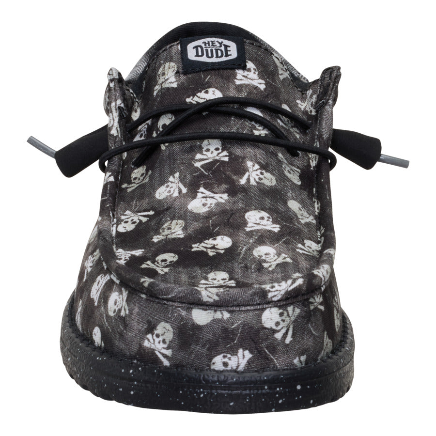 Wally Funk Skull Print - Black/Black Oyster - Image 4