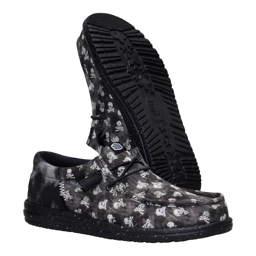 Wally Funk Skull Print - Black/Black Oyster - Image 3