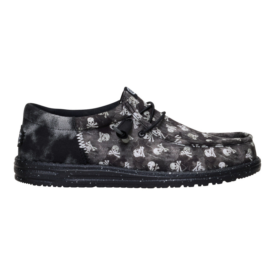 Wally Funk Skull Print - Black/Black Oyster - Image 8