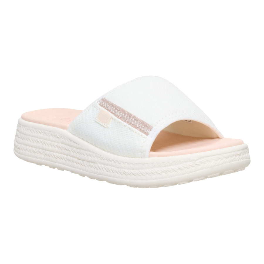Tide Espadrille Slide ÿ Off White/Tan - Image 7