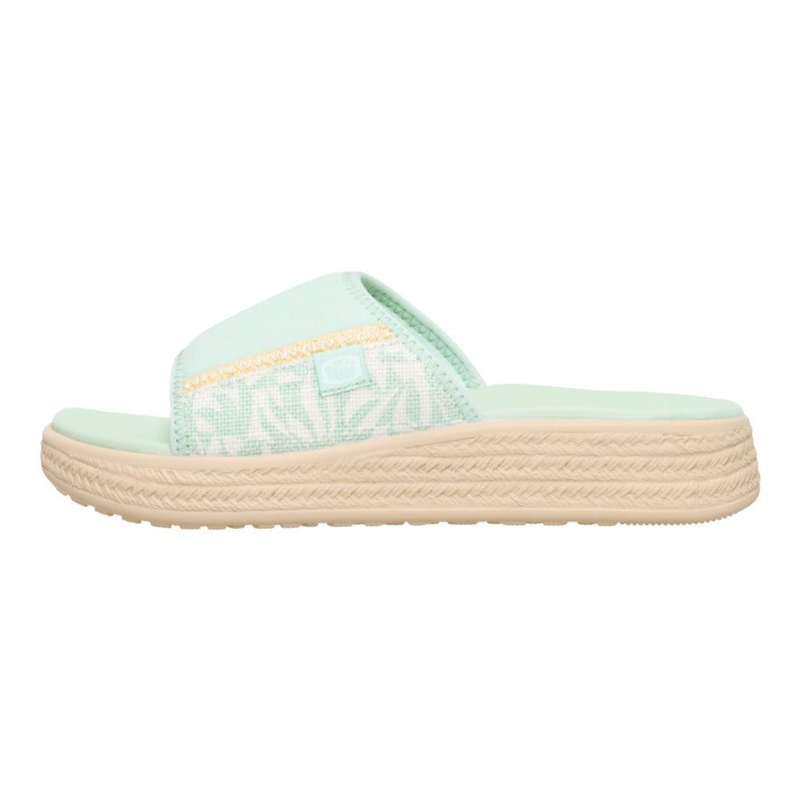 Tide Espadrille Slide ÿ Celadon Green/Multi