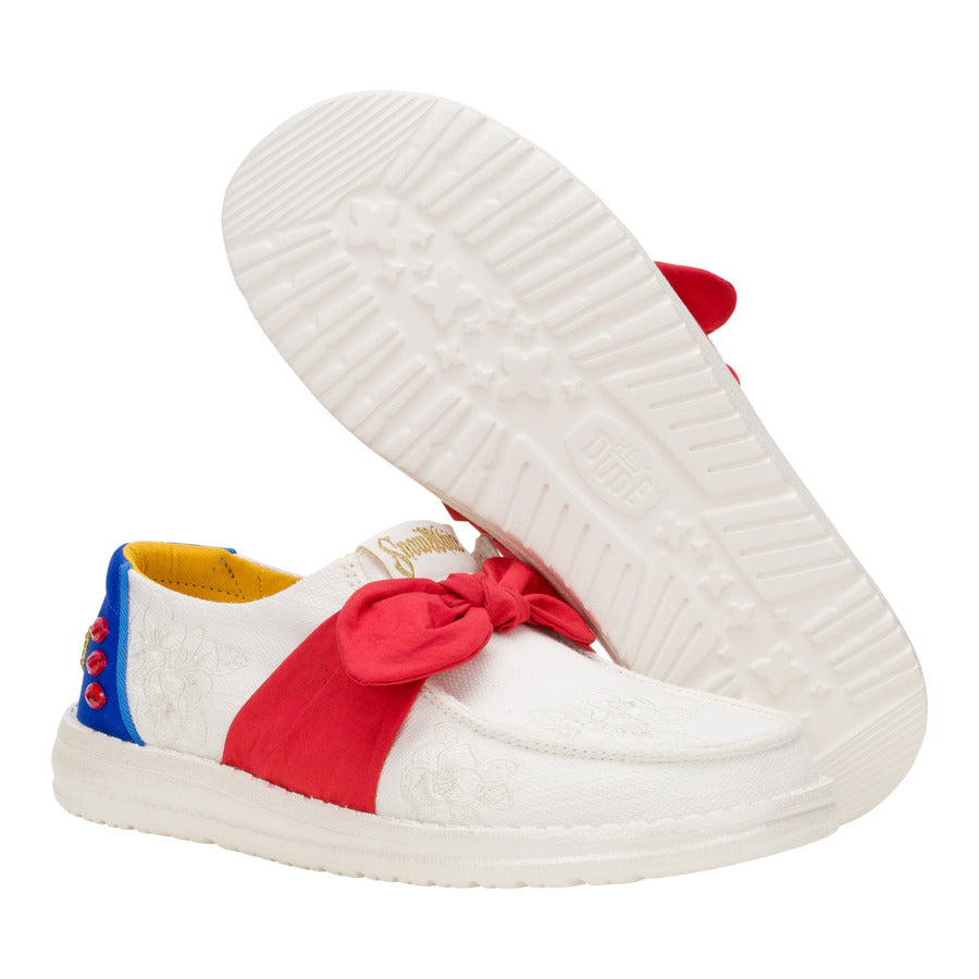 Wendy Bow Snow White ÿ White/Blue/Red - Image 3