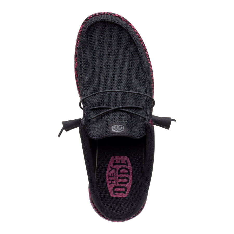 Wally Slip Warped Geo - Black/Fig Purple - Image 6