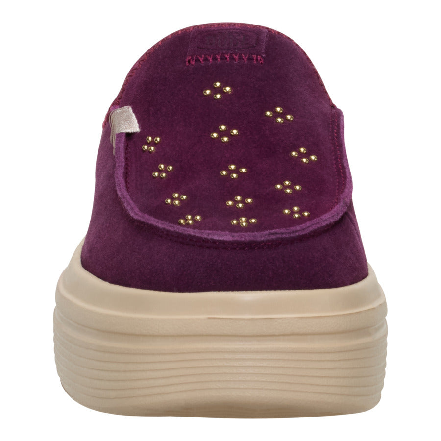 Austin Lift Suede Stud ÿ Fig Purple - Image 4