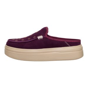 Austin Lift Suede Stud ÿ Fig Purple