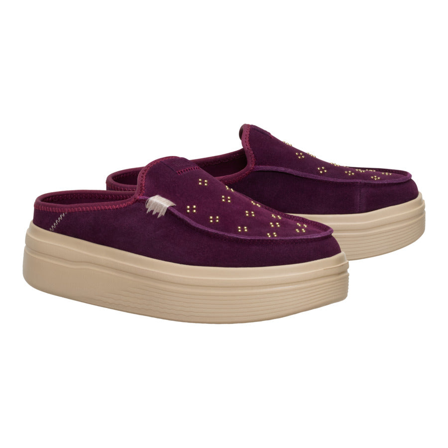 Austin Lift Suede Stud ÿ Fig Purple - Image 2