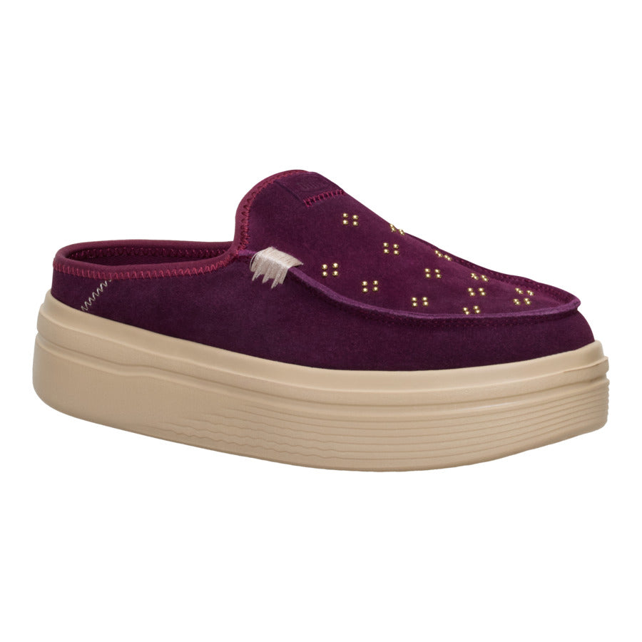 Austin Lift Suede Stud ÿ Fig Purple - Image 7