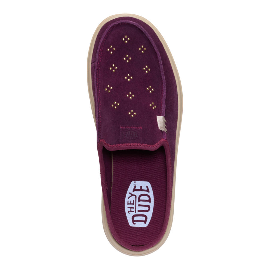 Austin Lift Suede Stud ÿ Fig Purple - Image 6