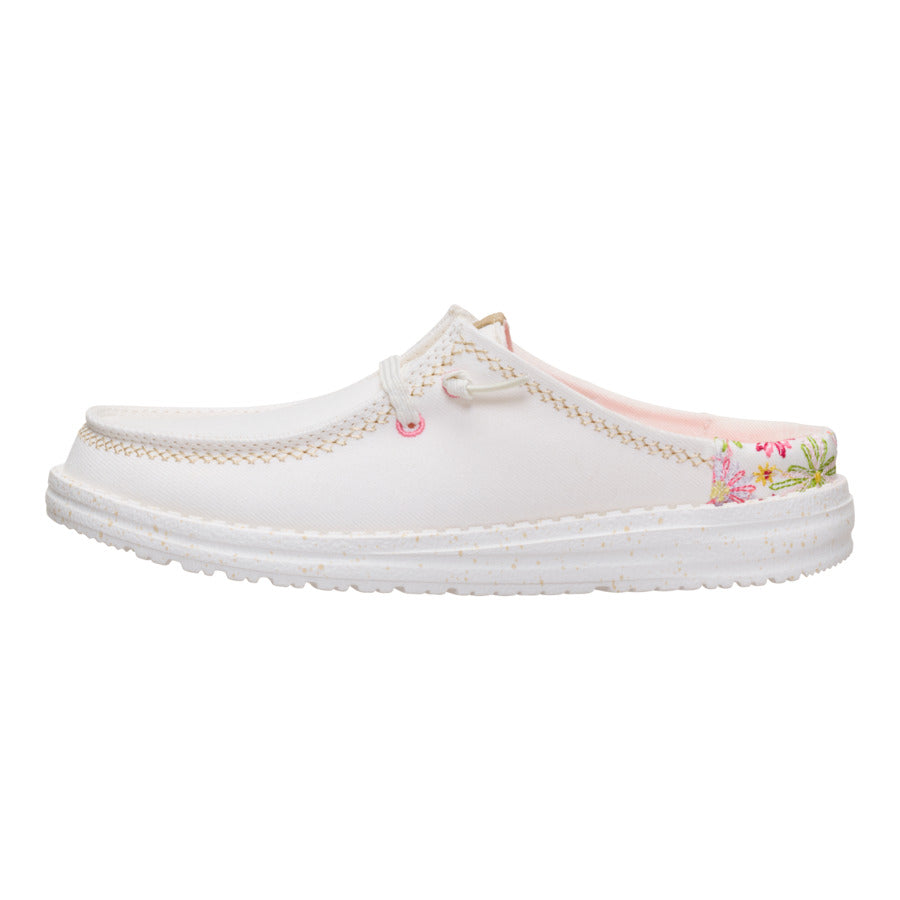 Wendy Slip Embroidered Floral ÿ Off White