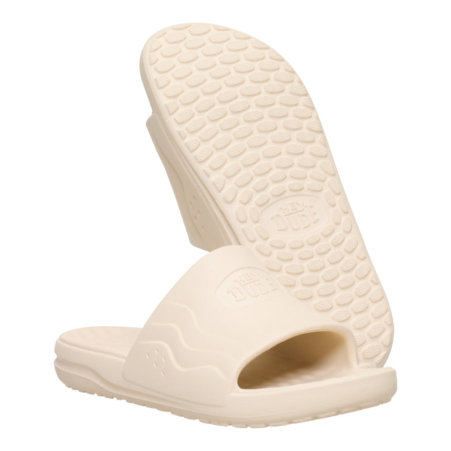 Wave Slide Womens ÿ Off White/Bone - Image 3